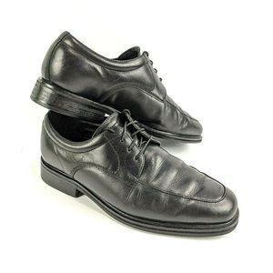 Florsheim Mens Sz 8 D Shoes Black Style # 18291 Kellen Black Leather Oxford Tie